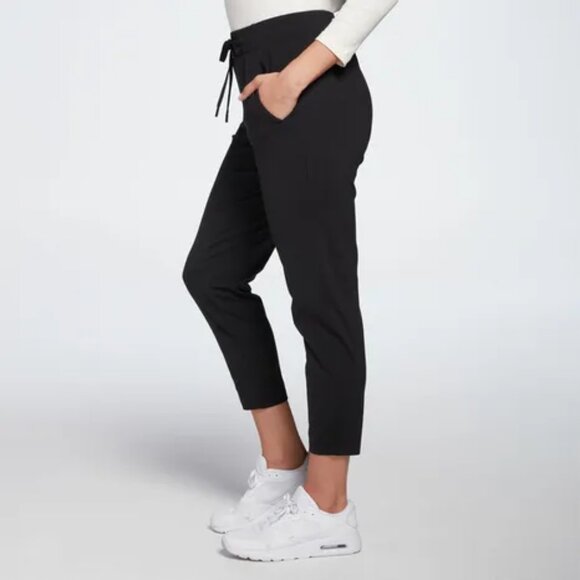 NWT CALIA by Carrie Journey Collection High Rise Joggers in Black Size Large - Picture 2 of 8